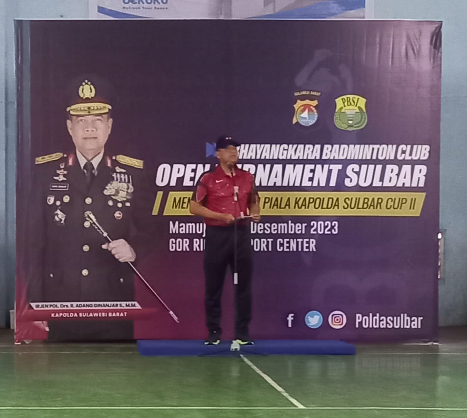 Pembukaan Tournament Piala Kapolda Sulbar Cup Ii Tahun Di Gor